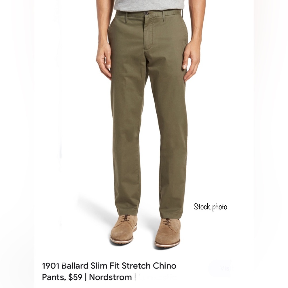 1901 Ballard Slim Fit Chino, size 31”x32”
